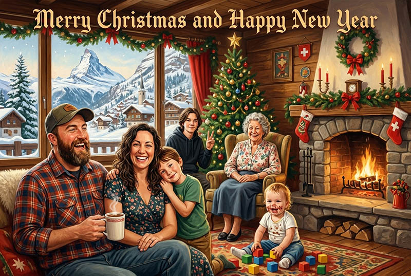 Holiday Card from Switzerland